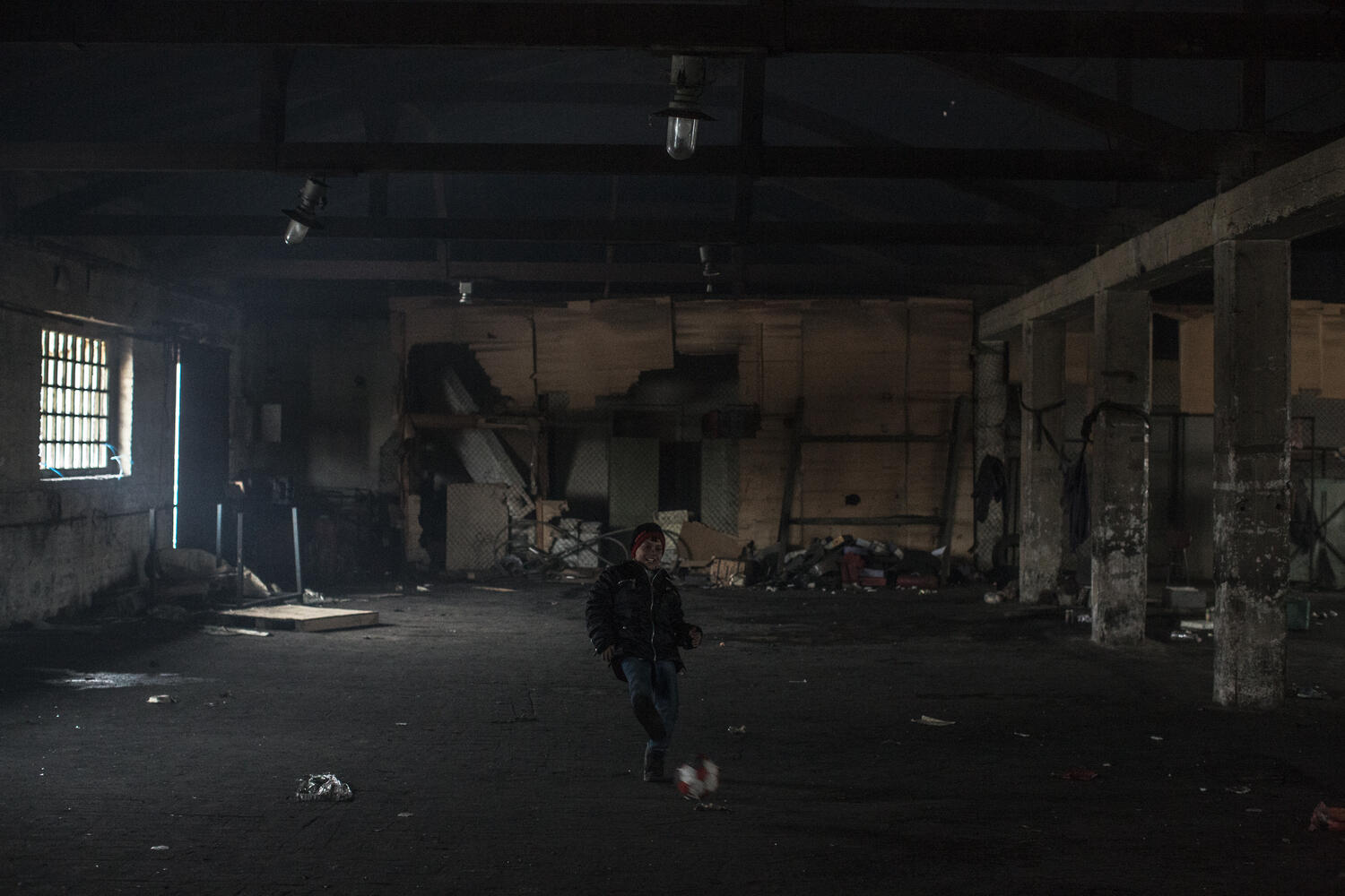 Serbia. Unaccompanied Afghan minor stuck in transit