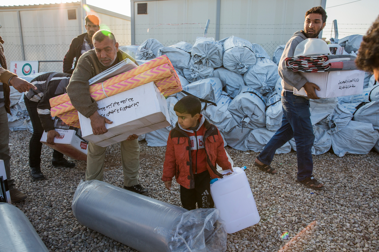 Iraq. IDPs from west Mosul reach safety