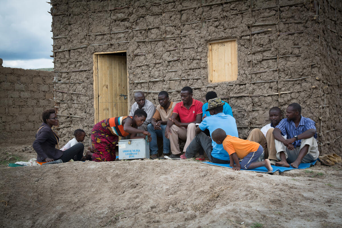 Uganda. Refugees and nationals run the first ever fish farm in Uganda