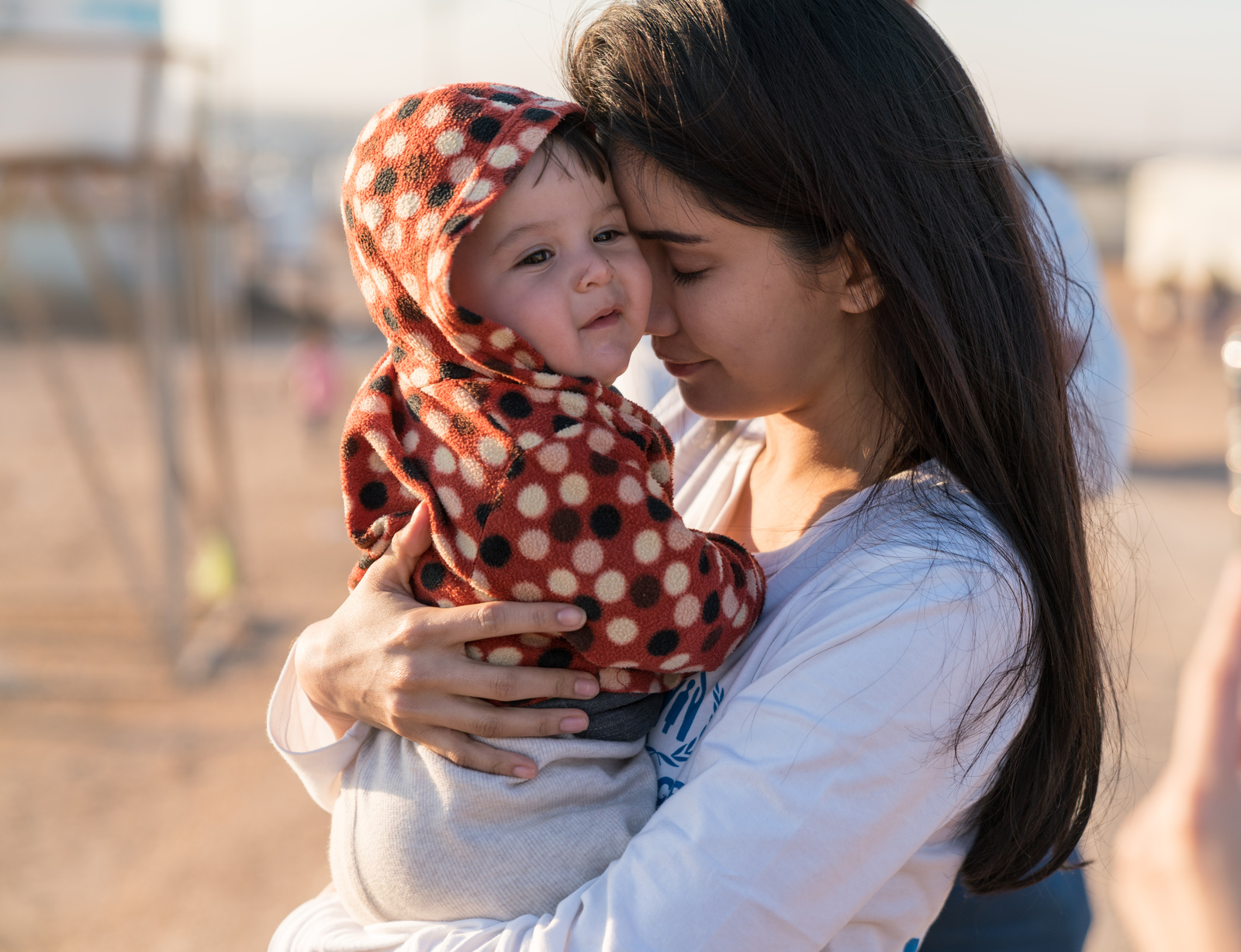 UNHCR Goodwill Ambassador Praya Lundberg visits Syrian refugees in Jordan