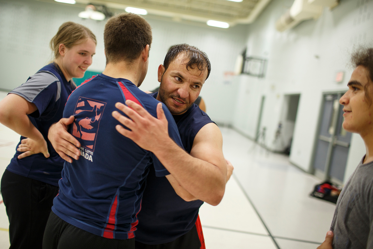 Former Syrian wresting champion ready for second round