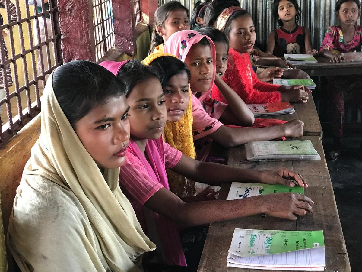 Bangladesh. Rohingya refugee girls education