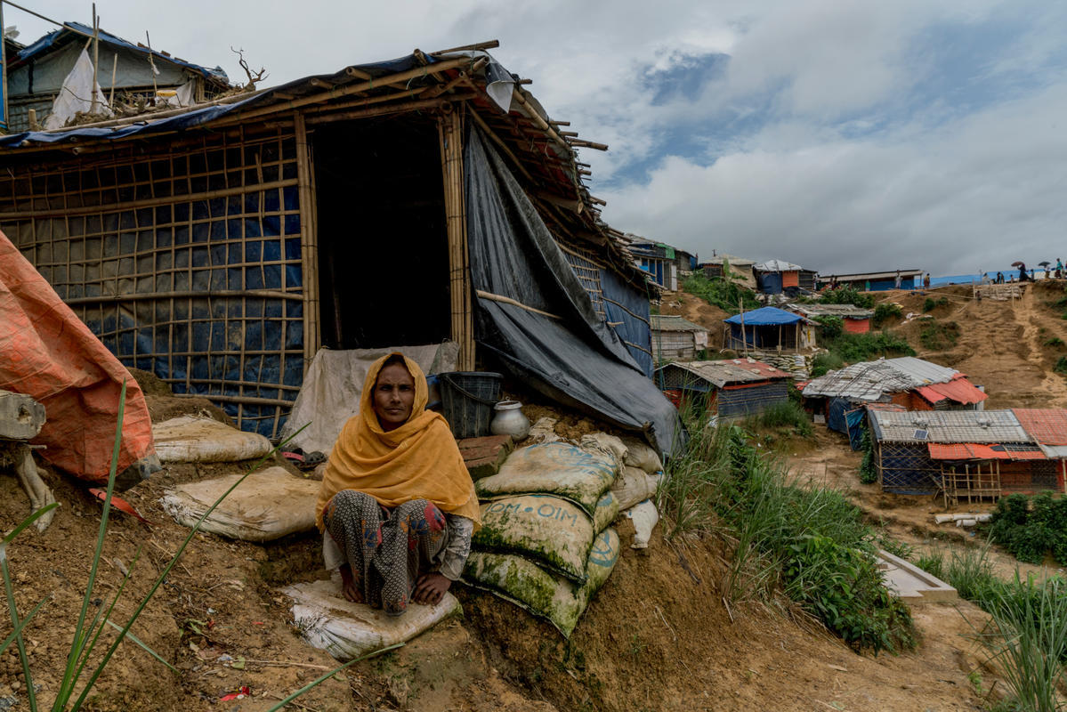 Bangladesh. Rohingya refugees in Kutapalong camp