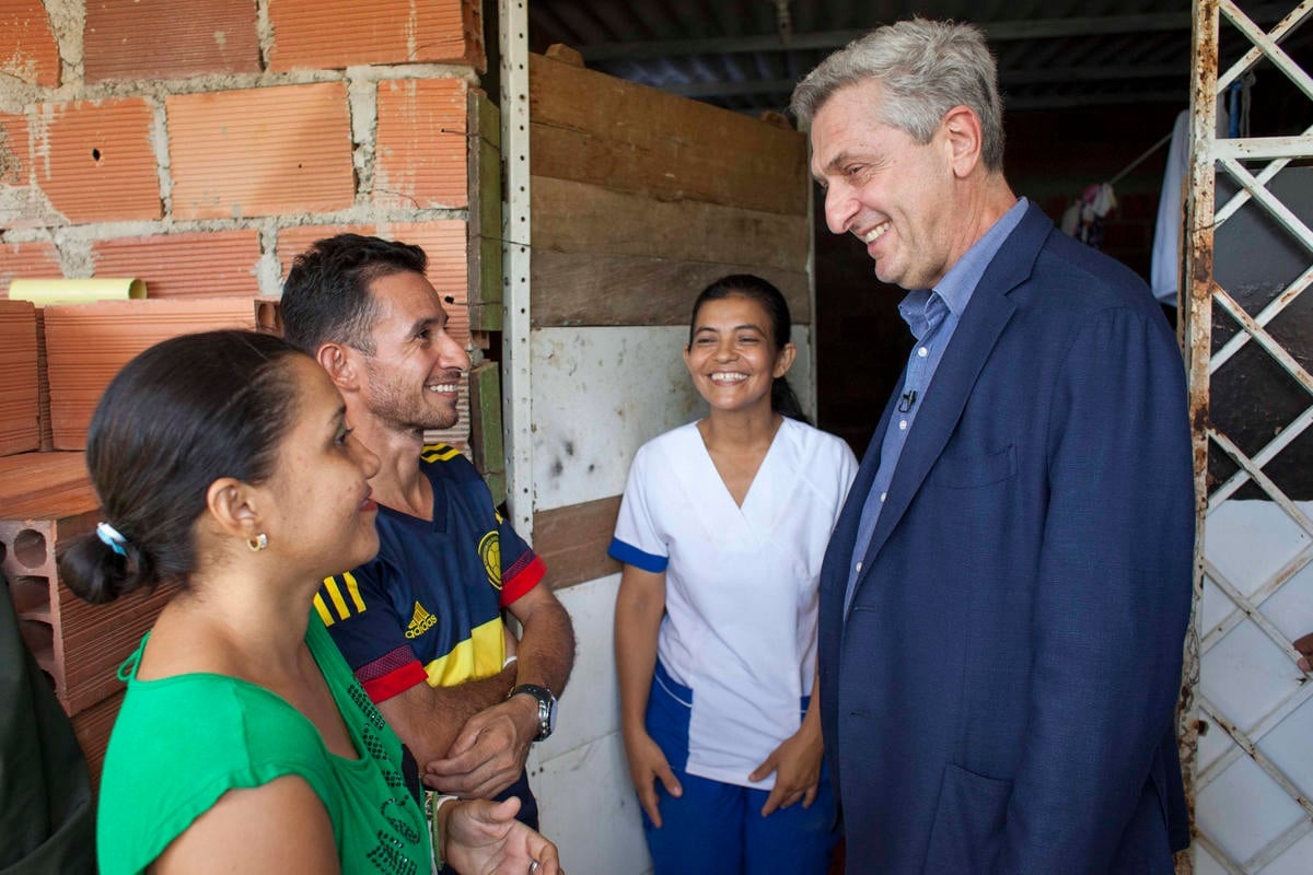 Colombia.Mission to Venezuela situation. The High Commissioner Filippo Grandi visits the colombian city of Cúcuta, on the border with Venezuela