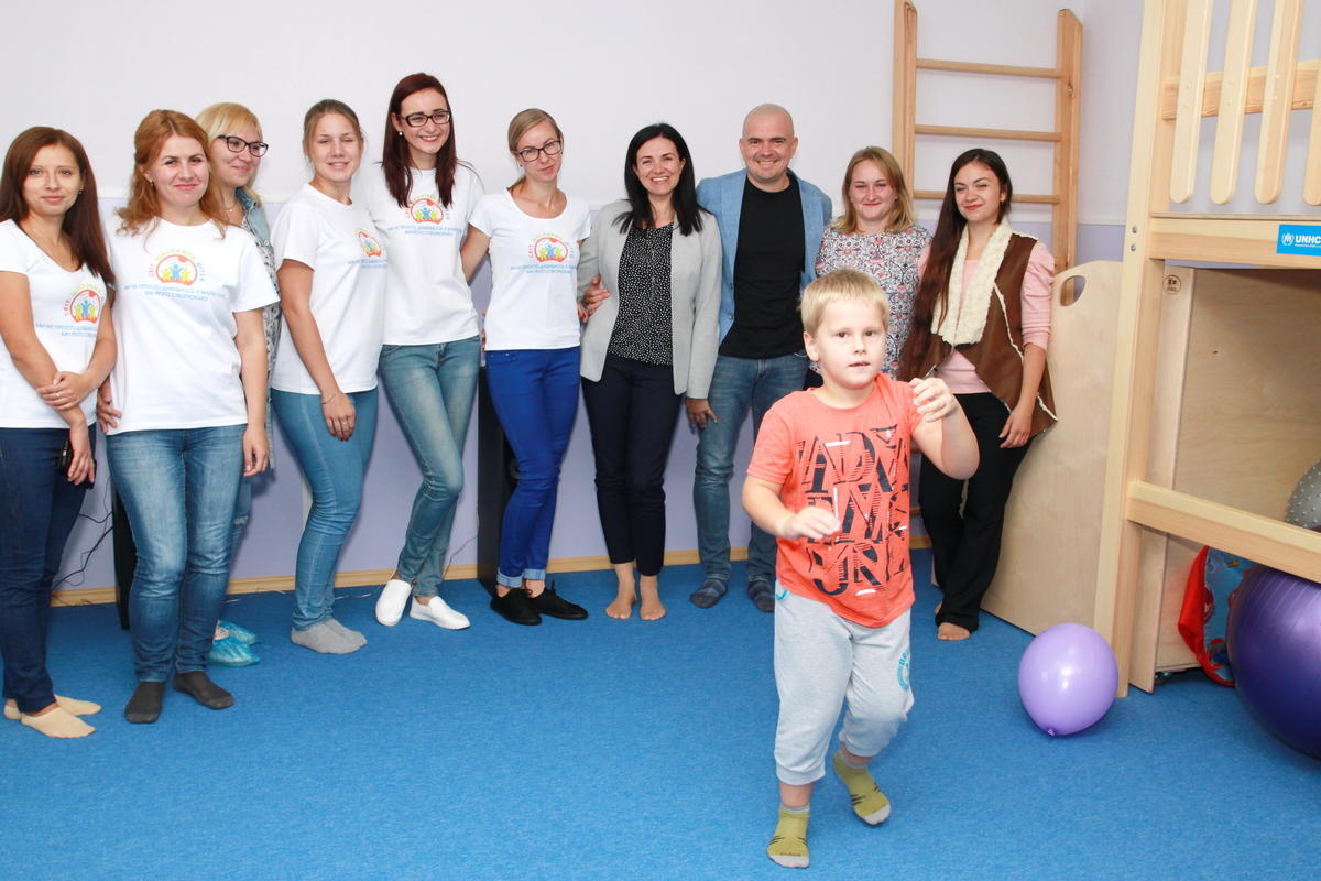 Opening of the "World of Happy Children" Psycho Social Rehabilitation Centre, a project supported by UNHCR
