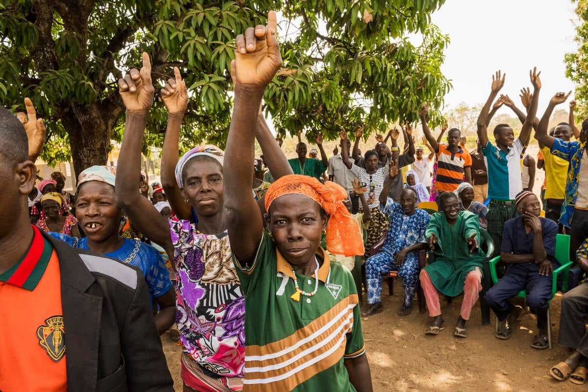 Côte d'Ivoire. UNHCR supporting an organisation campaigning against statelessness