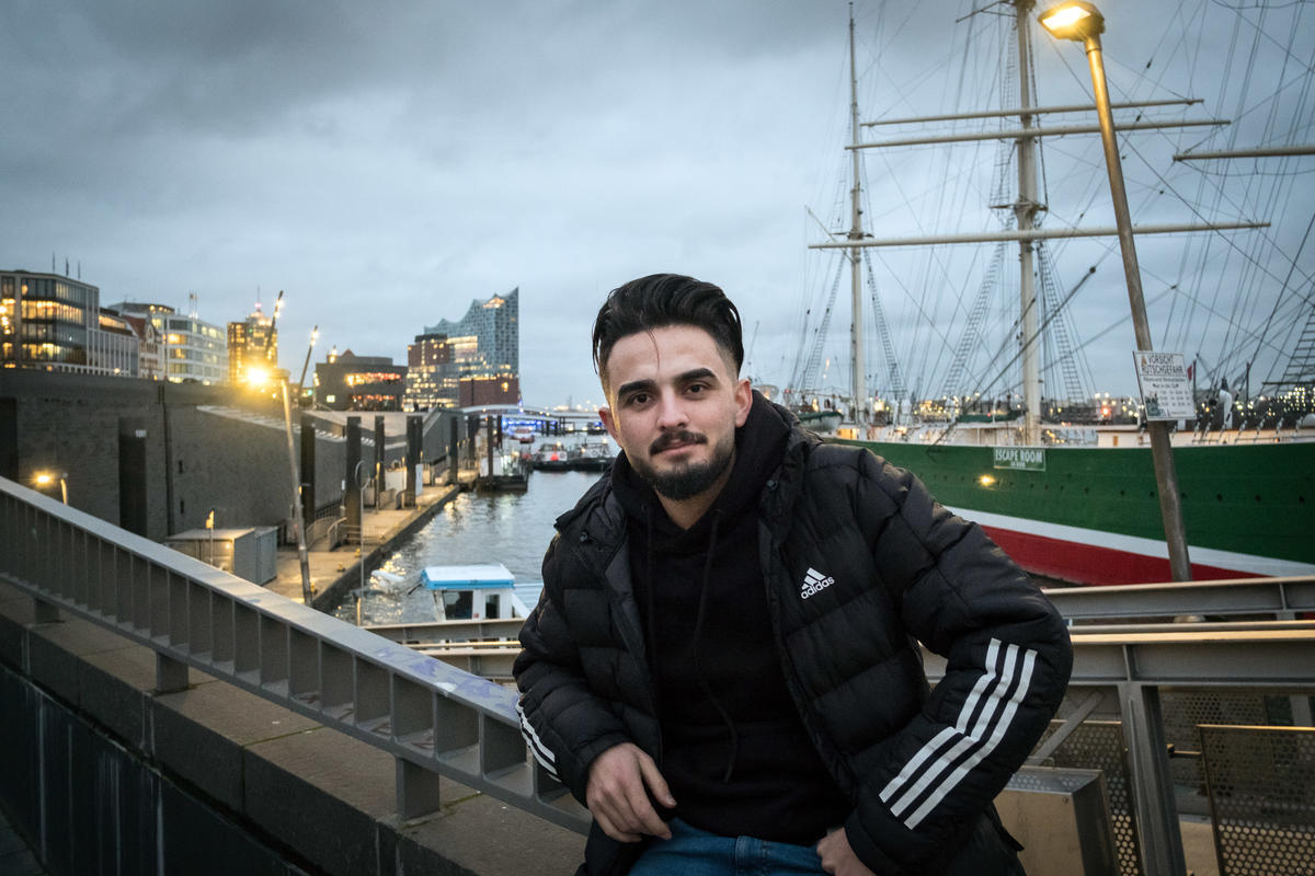 Germany. Syrian refugee finds safe harbour in Hamburg