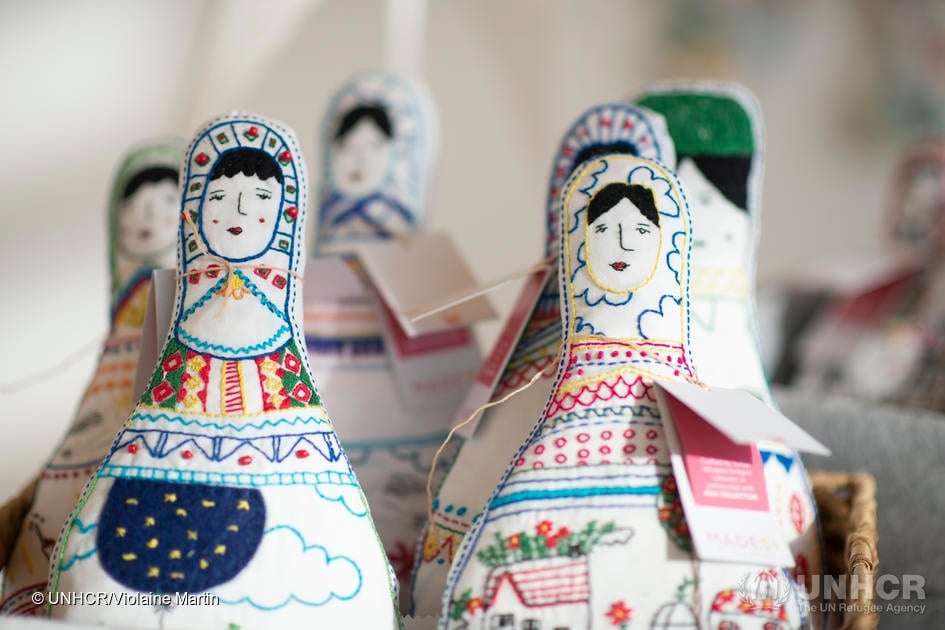 UN Refugee Agency UNHCR Global Refugee Forum 2019 Geneva Switzerland crafted by refugees