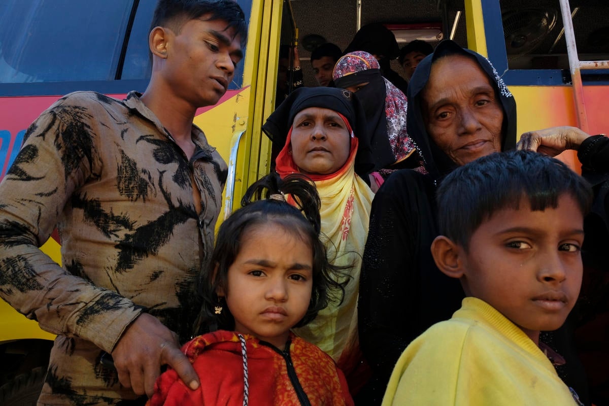 Bangladesh. The Rohingya refugees who fled Myanmar to safety in Cox's Bazar