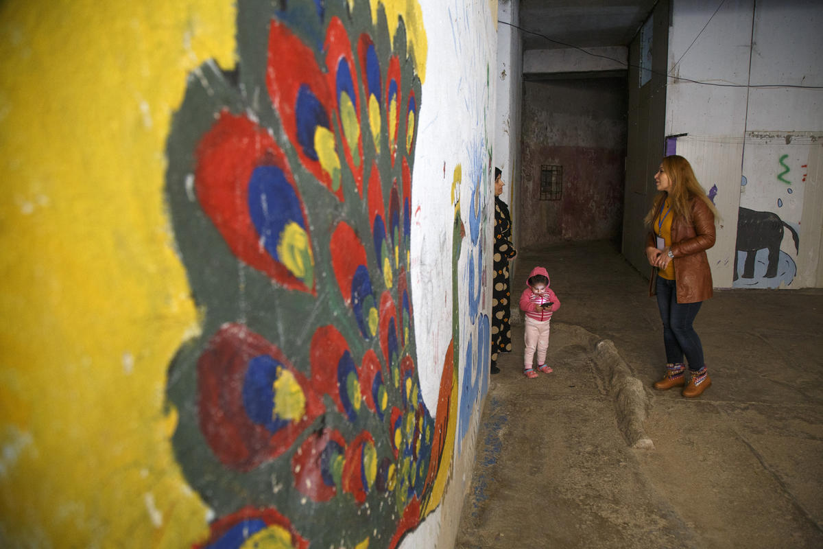 Iraq. Syrian refugees in Akre camp train as mental health counsellors