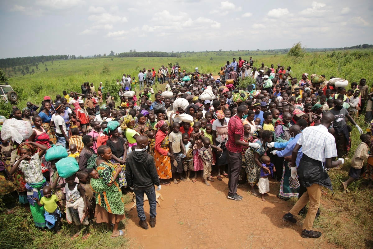 Uganda. Seeking safety over the border