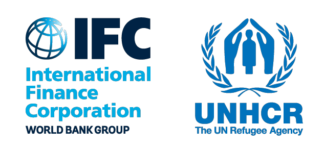 IFC and UNHCR logos