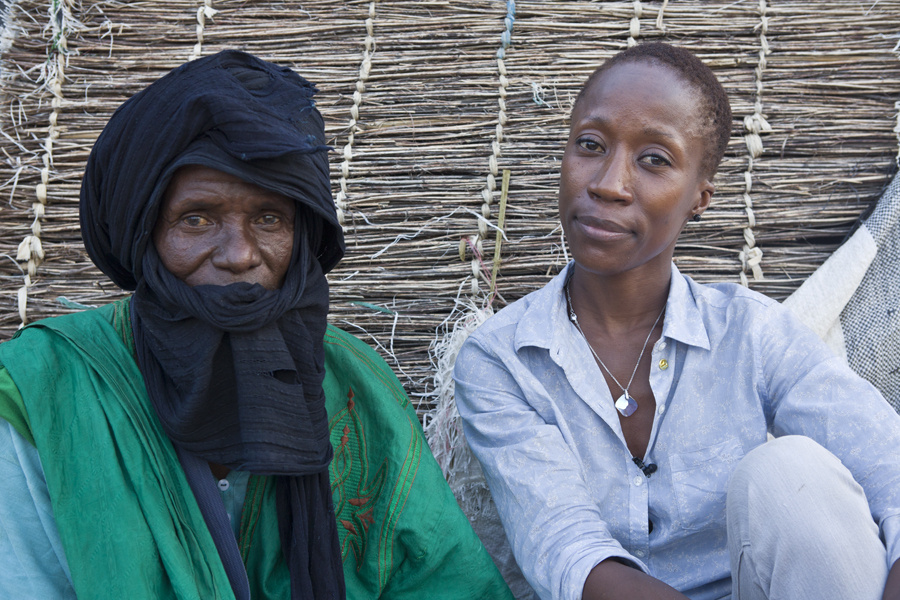 Burkina Faso / Rokia Traore in Goudoubo Refugee camp