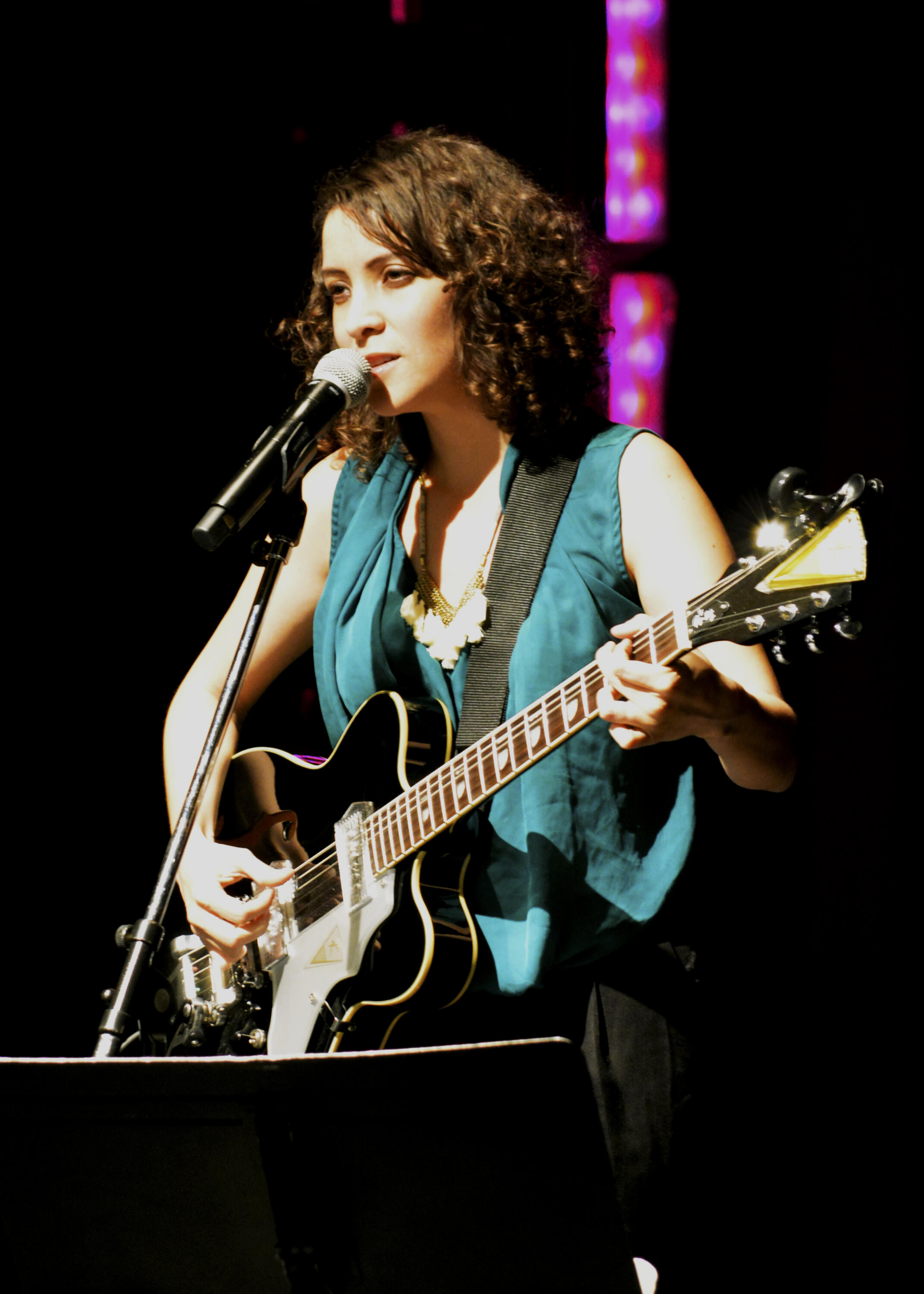 Gaby Moreno performs for World Refugee Day 2016