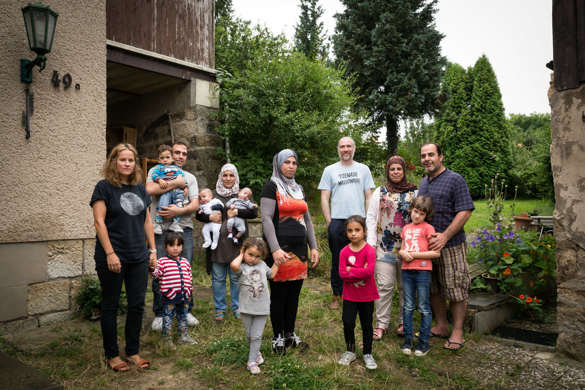 Germany. Safe haven after hellish journey for Syrian family