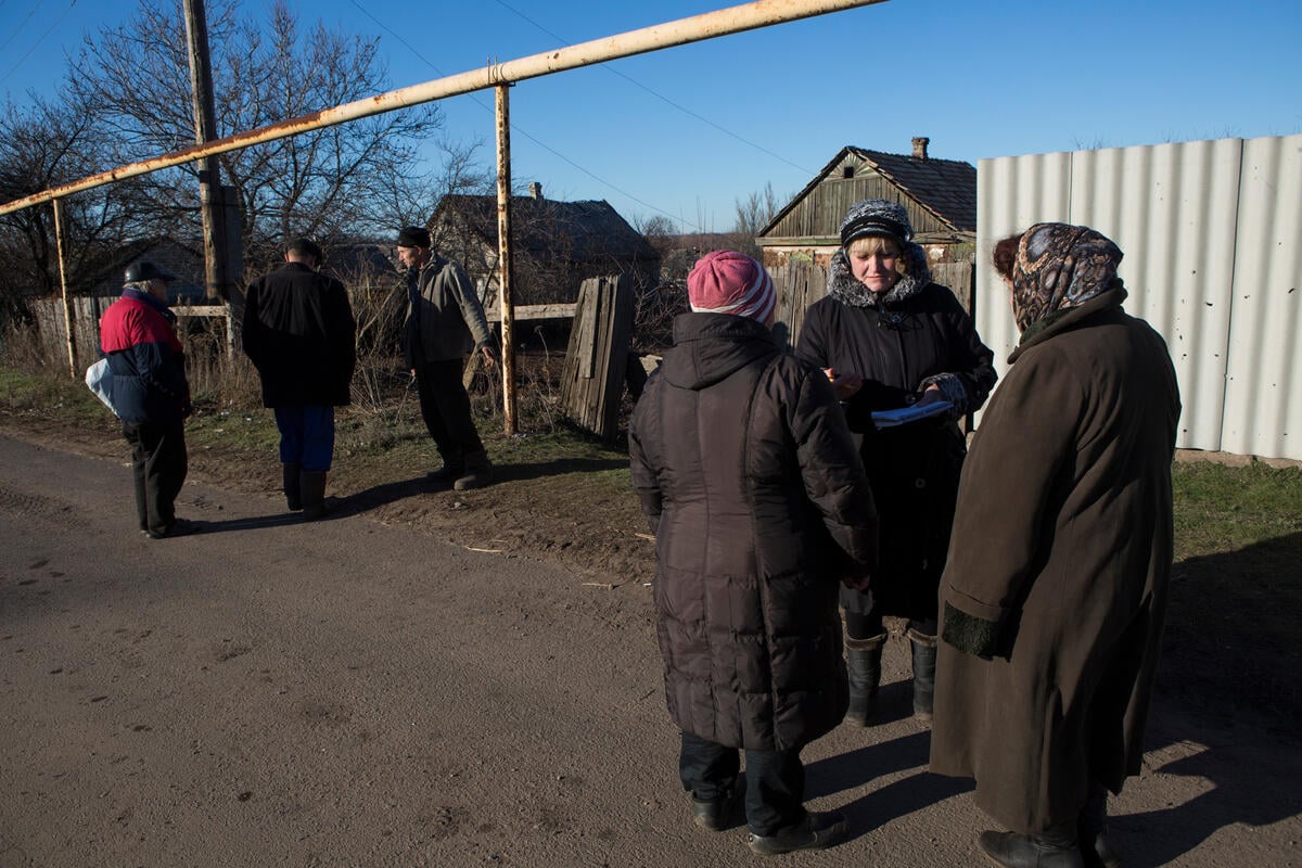 Living in limbo for months in a divided town