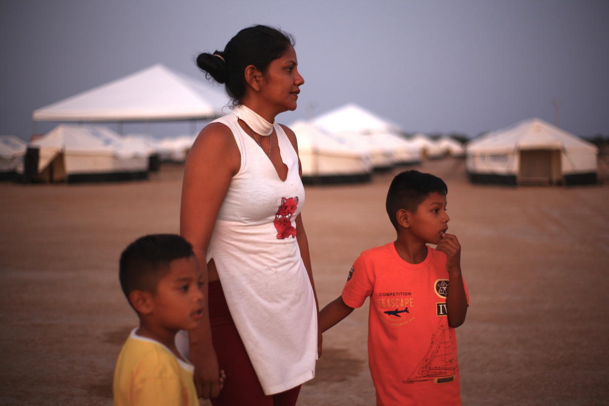 Colombia. Integrated assistance centre receives families living on Maicao streets