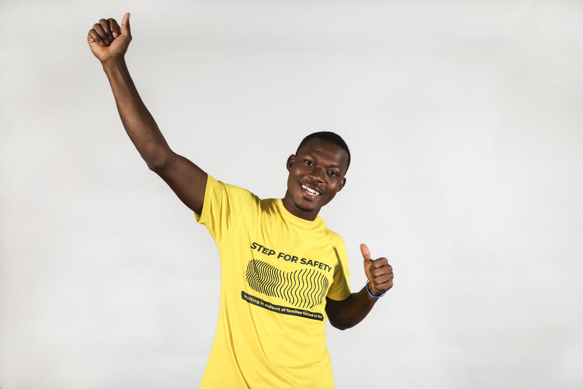 Switzerland. Young refugees attend the Global Refugee Forum in Geneva