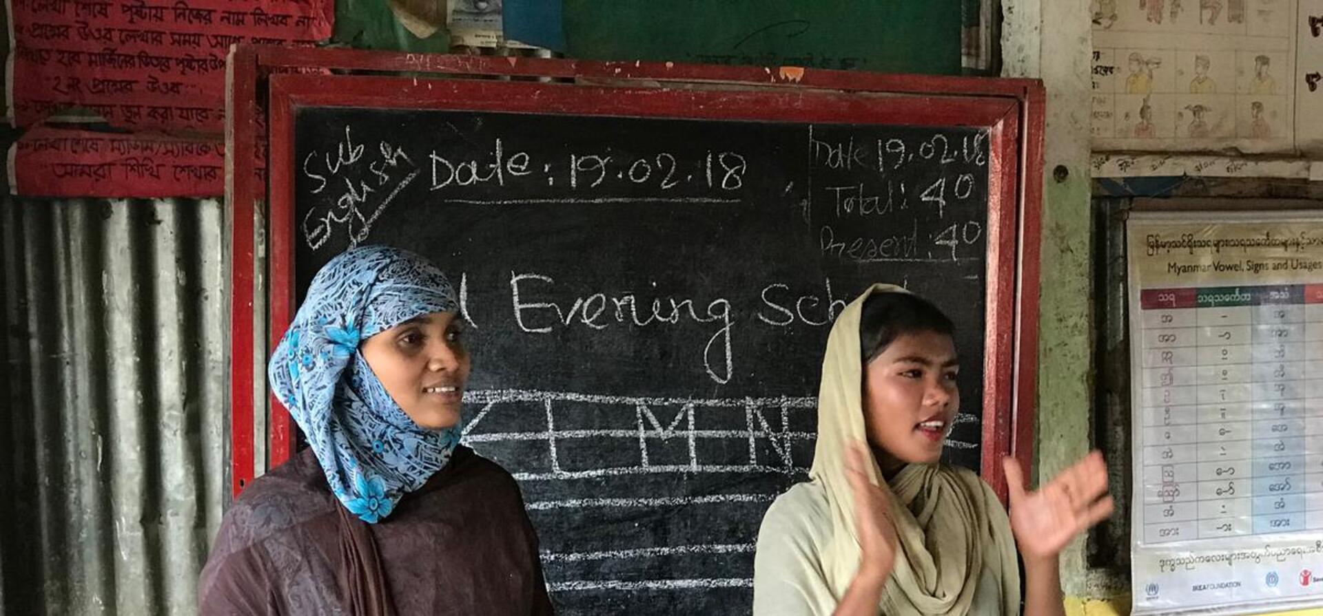 Bangladesh. Rohingya refugee girls education