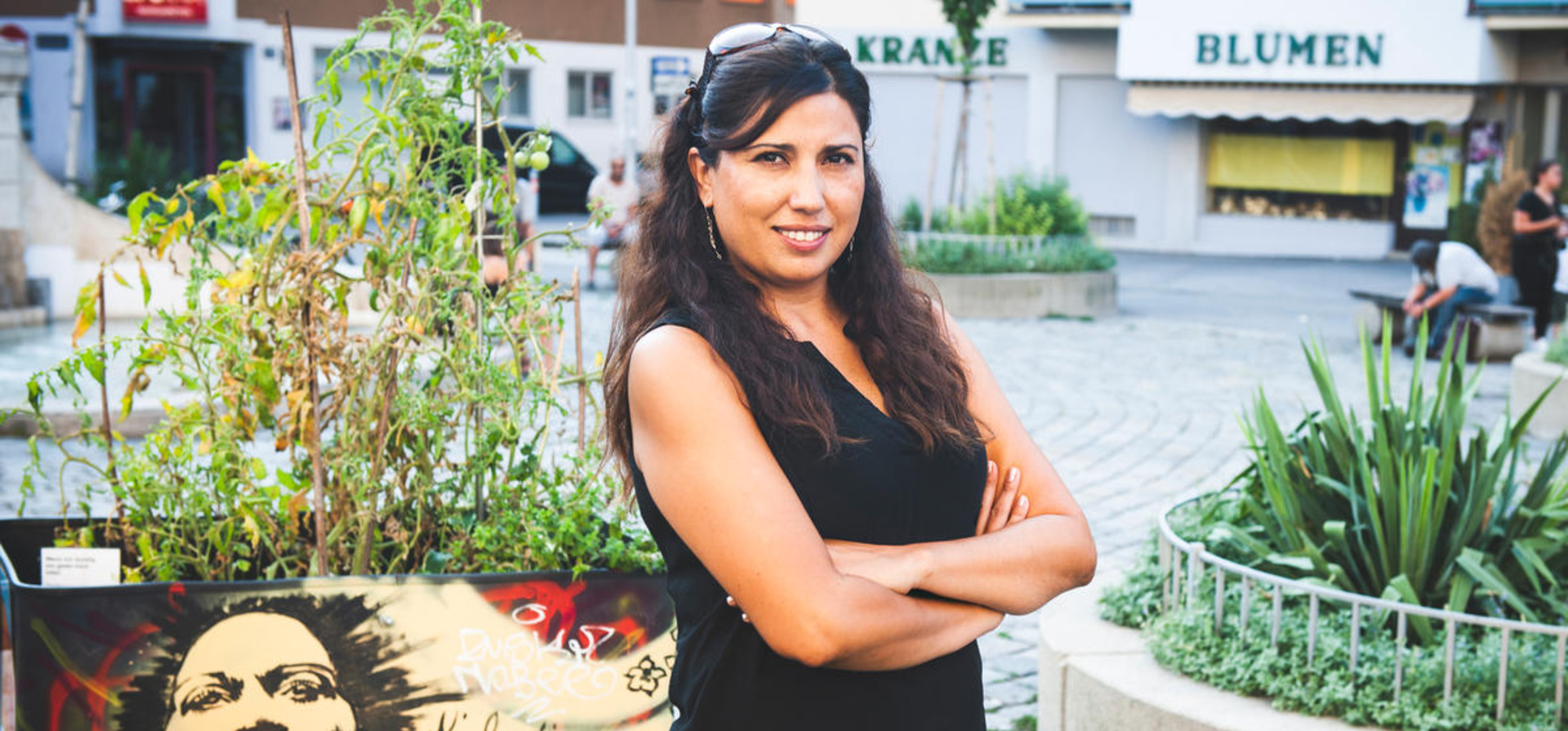 Austria. Museum visit stirs refugees eager to make their mark