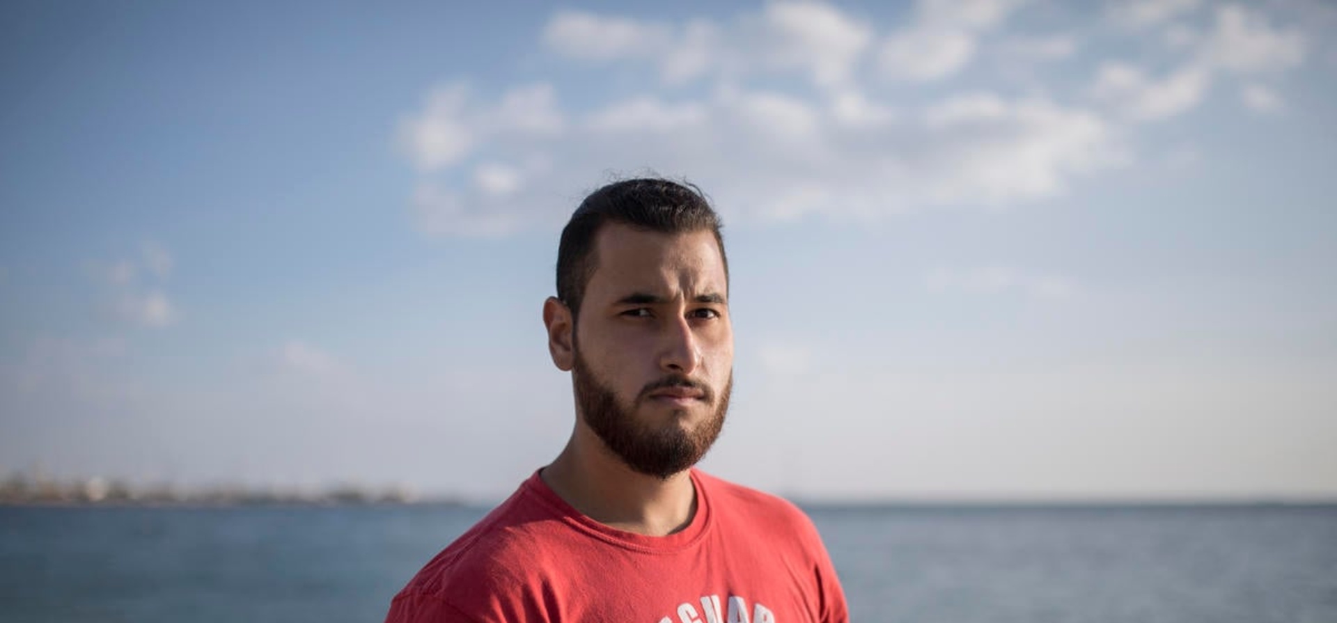 Greece. Syrian refugee helps save lives as volunteer lifeguard
