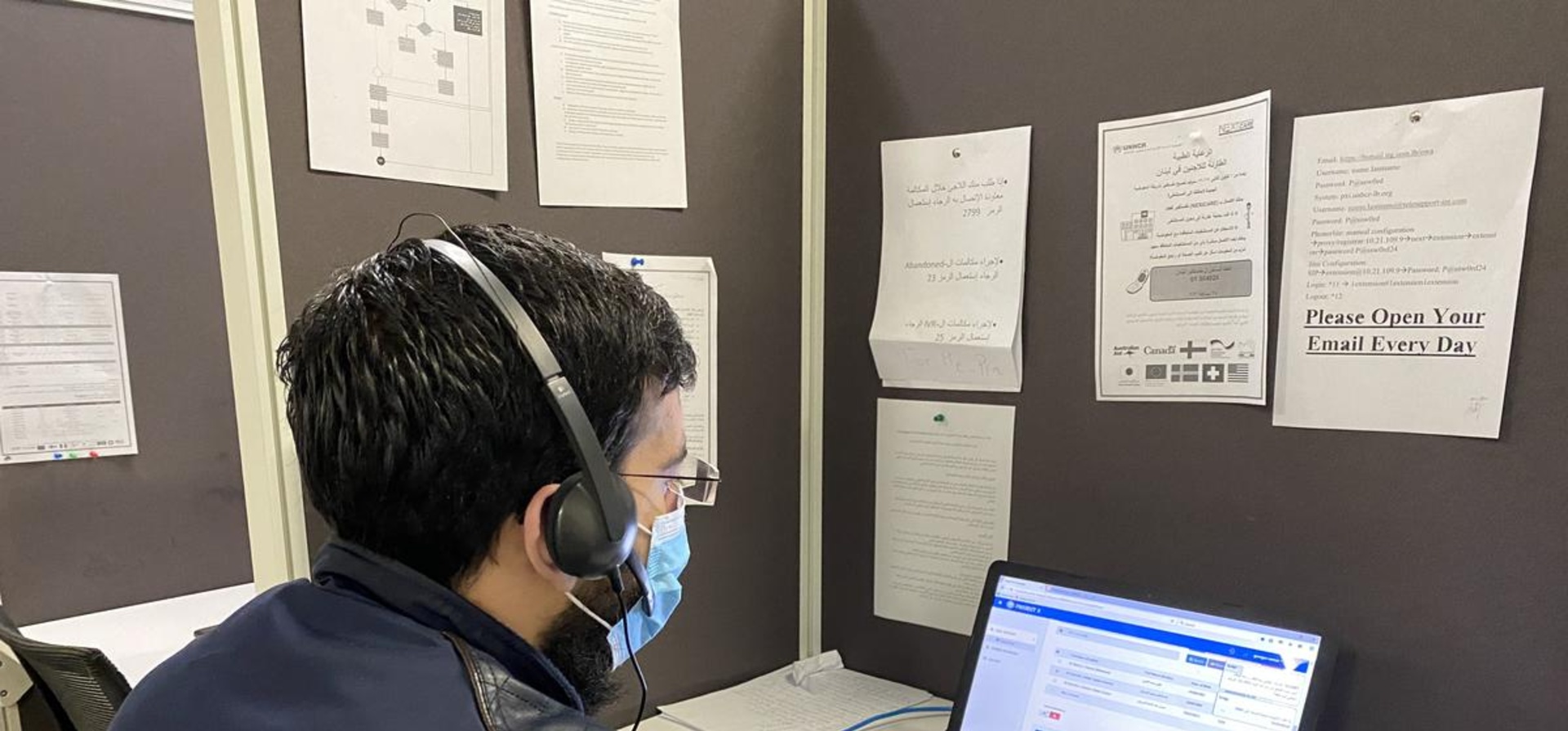 Lebanon-Refugee call centre fills gap amid Lebanon's COVID-19 shutdown