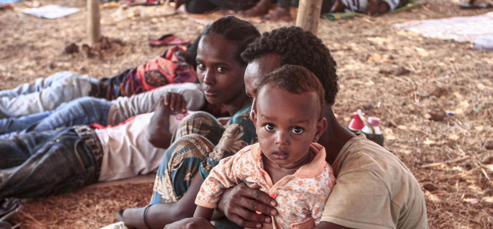 Sudan. Ethiopian refugees in Um Rakuba camp