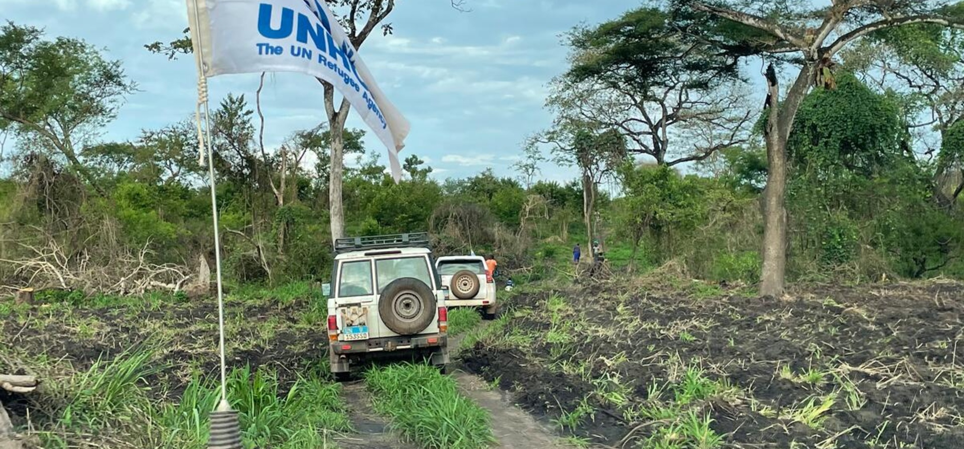 South Sudan. Farming community work together to raise themselves out of poverty