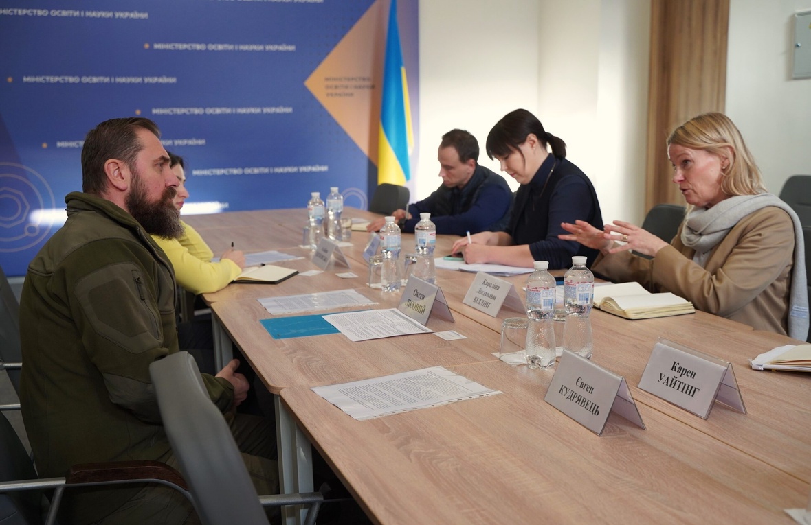 UNHCR and Ukraine’s Ministry of Education and Science increase cooperation to enable forcibly displaced persons to access dignified accommodation and education amid the ongoing war