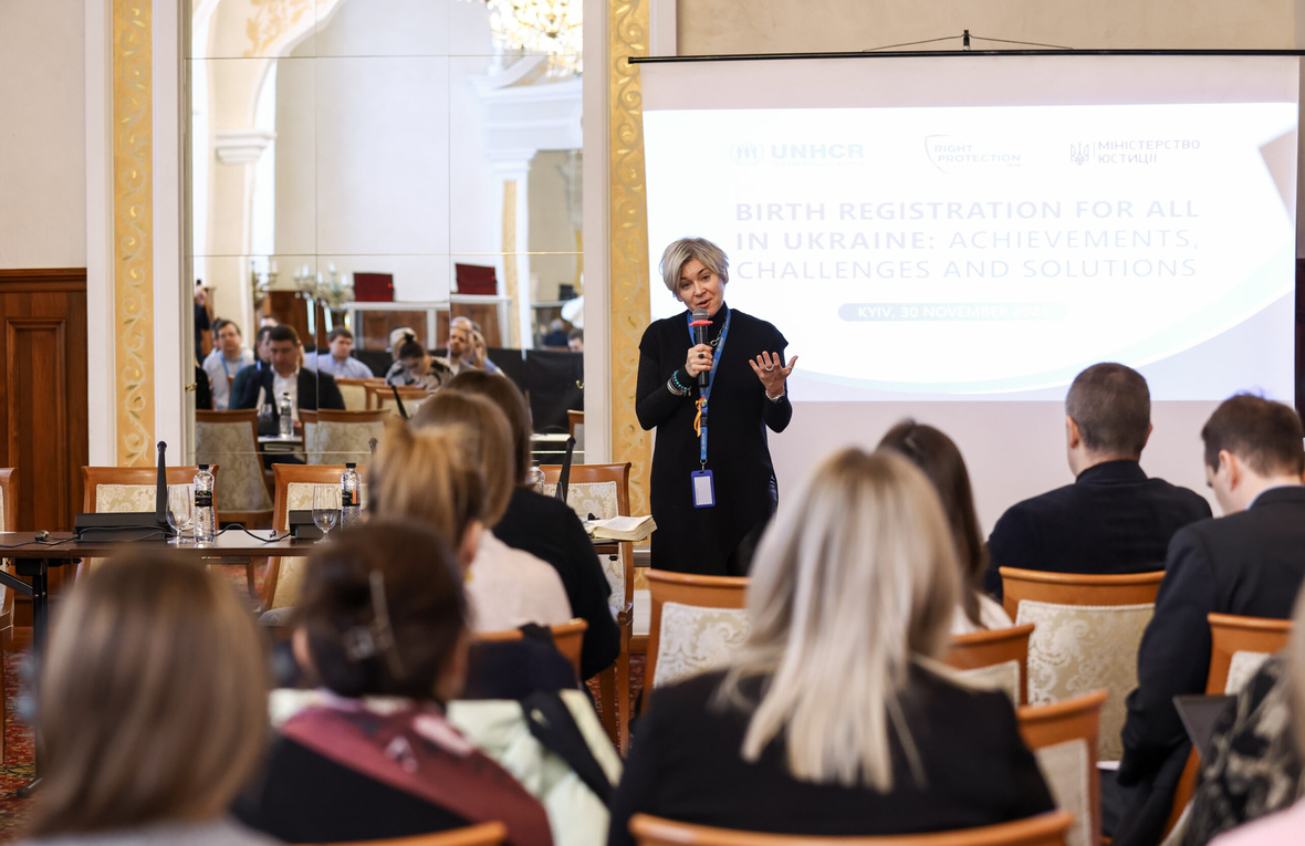 UNHCR calls for improved access to birth registration to confirm legal identity and prevent statelessness in Ukraine