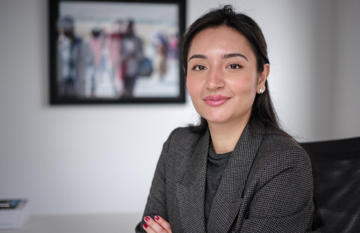 United States of America. Sara Wahedi, founder and CEO of Ehtesab and former Afghan refugee in New York City.