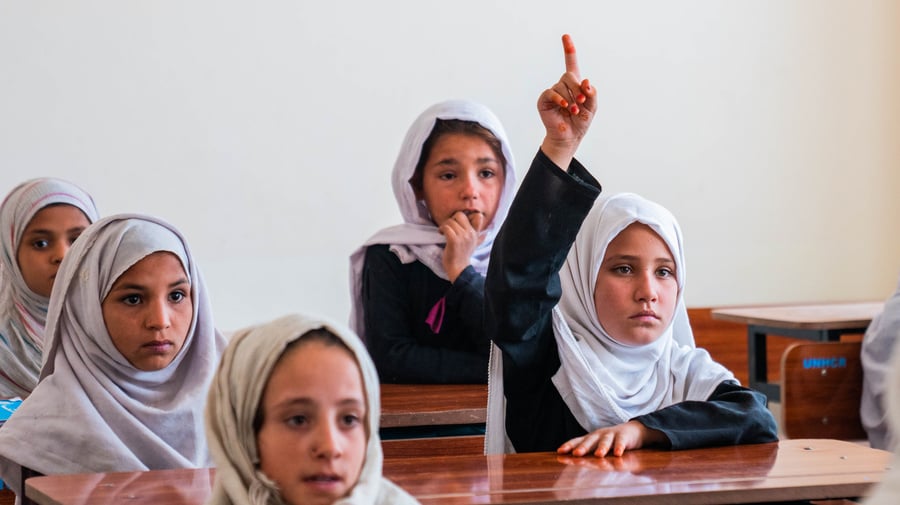 UNHCR-Supported school in Jalalabad inspires Afghan girls futures.
