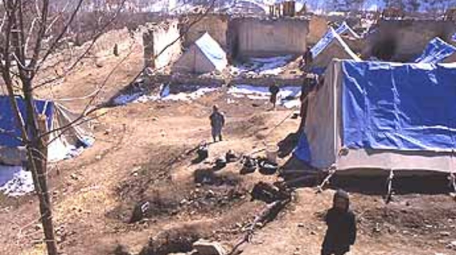 Afghan returnees back home in the Shomali Plain.