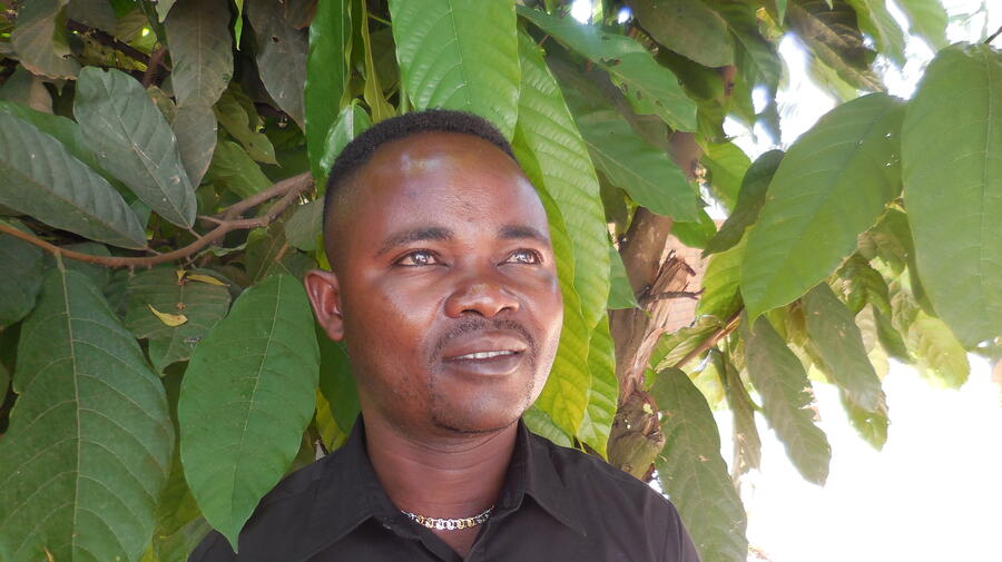 Music has always been part of Jeremiah Mbaha's life. Now the Congolese refugee is using it to help others in Uganda.