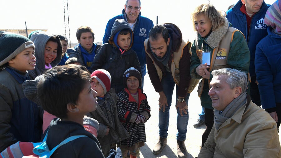 Syria. UN Refugees Chief witnesses signs of life returning to Aleppo