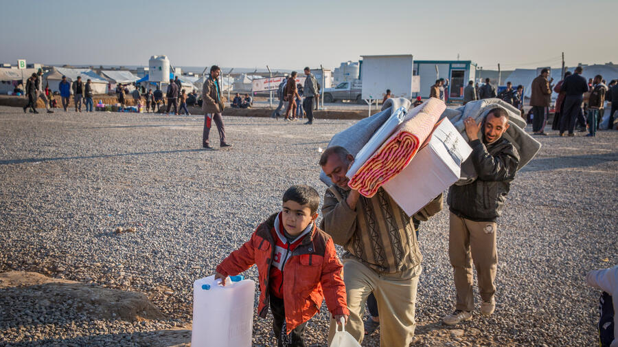 Iraq. IDPs from west Mosul reach safety