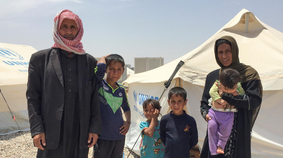 Iraq. Hasansham U2 camp opens for West Mosul displaced