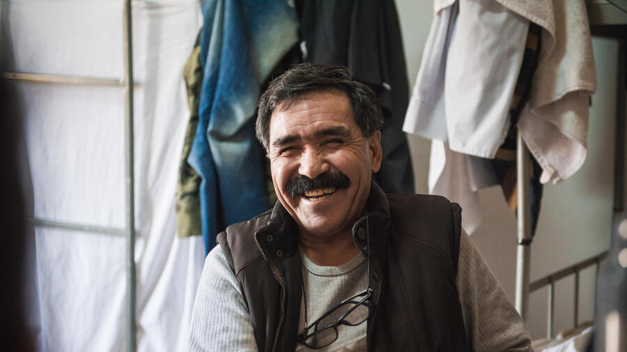 Romania. Refugees awaiting resettlement at the Emergency Transit Centre in Timisoara