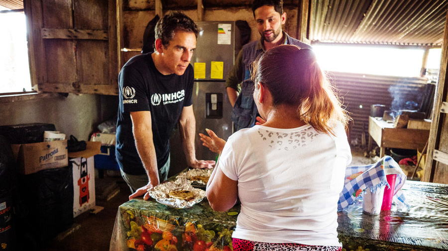Guatemala. UNHCR Goodwill Ambassador Ben Stiller visits refugees