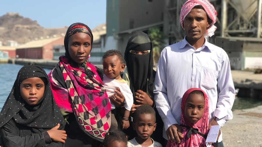 Yemen. Somali refugees return home