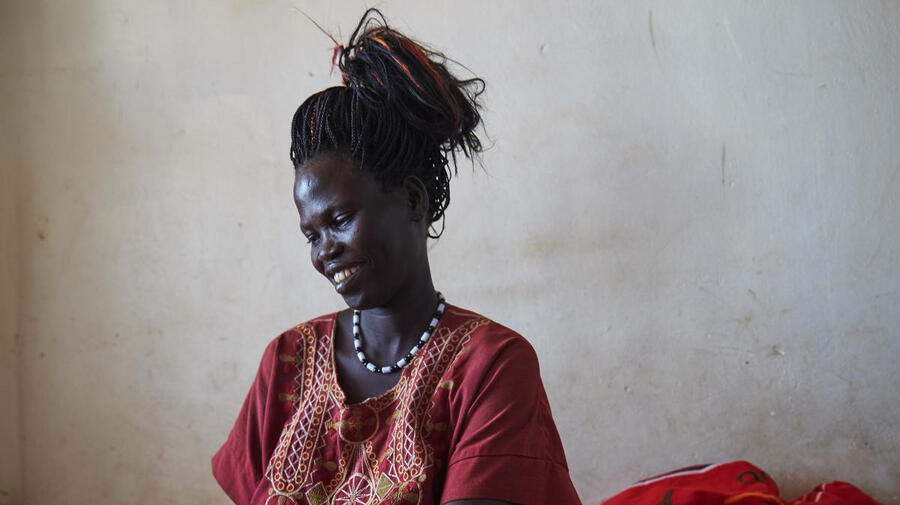 South Sudan. Princess Sarah Zeid meets displaced women and children
