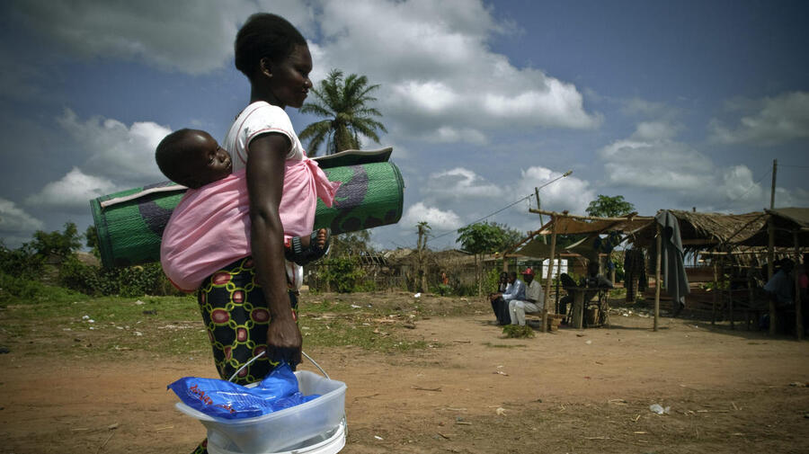 Republic of Congo. Congolese refugees from Democratic Republic of the Congo