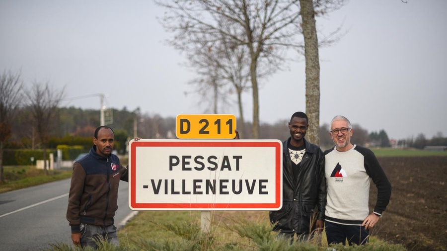France.A Village opens homes for refugees