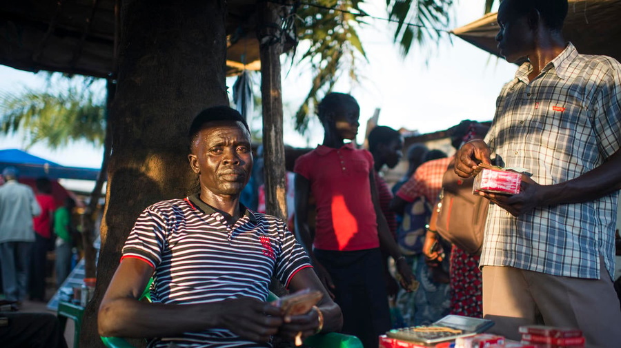 Democratic Republic of the Congo. South Sudanese refugees help themselves to survive