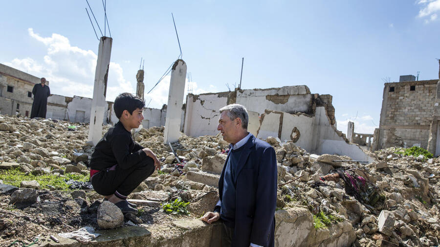 Syria. High Commissioner visit to Souran