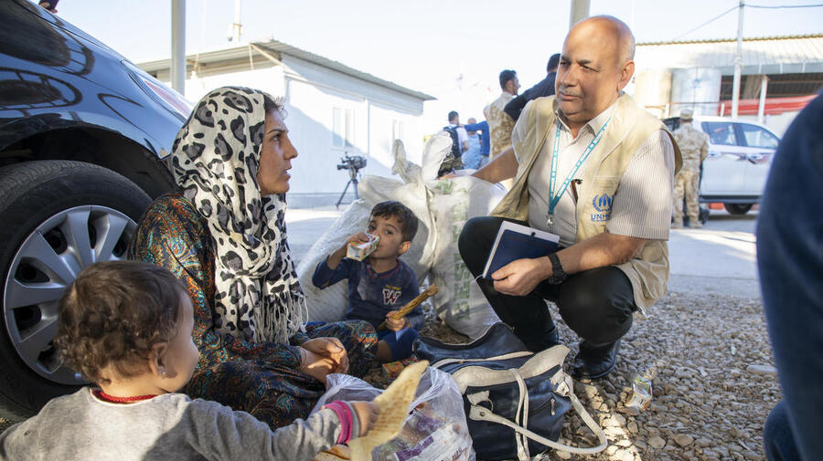 Iraq. Refugees flee violence in Northern Syria