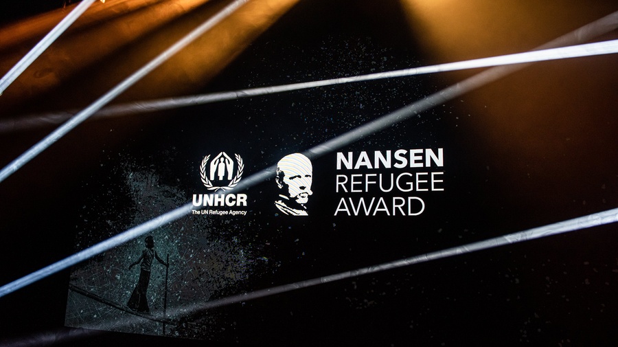 The 2019 Nansen Refugee Award ceremony is about to begin at the Bâtiment des Forces Motrices in Geneva, Switzerland.
