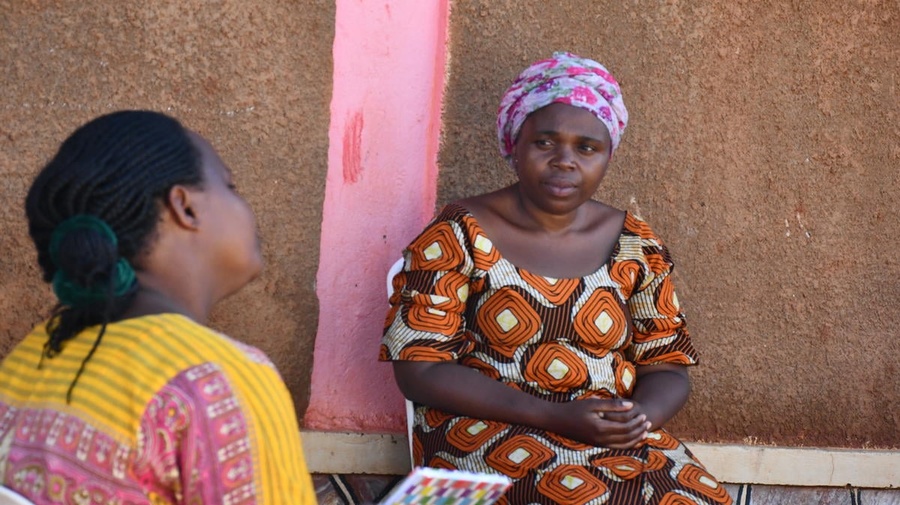 Refugee mothers in Kampala, Uganda, whose livelihoods have been impacted by the coronavirus lockdown.