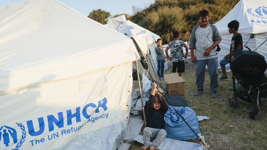 Greece. UNHCR ramps up support after fire destroys Moria reception centre