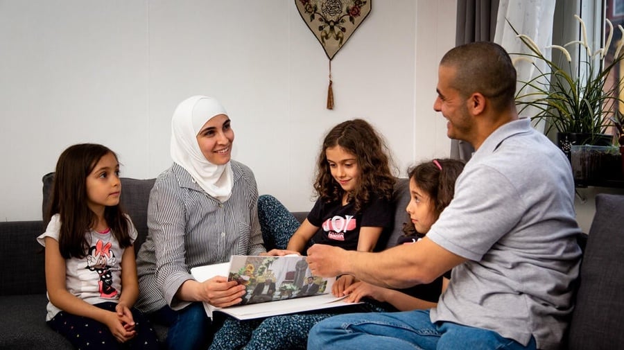 Sweden. Resettlement provides lifeline for Syrian family